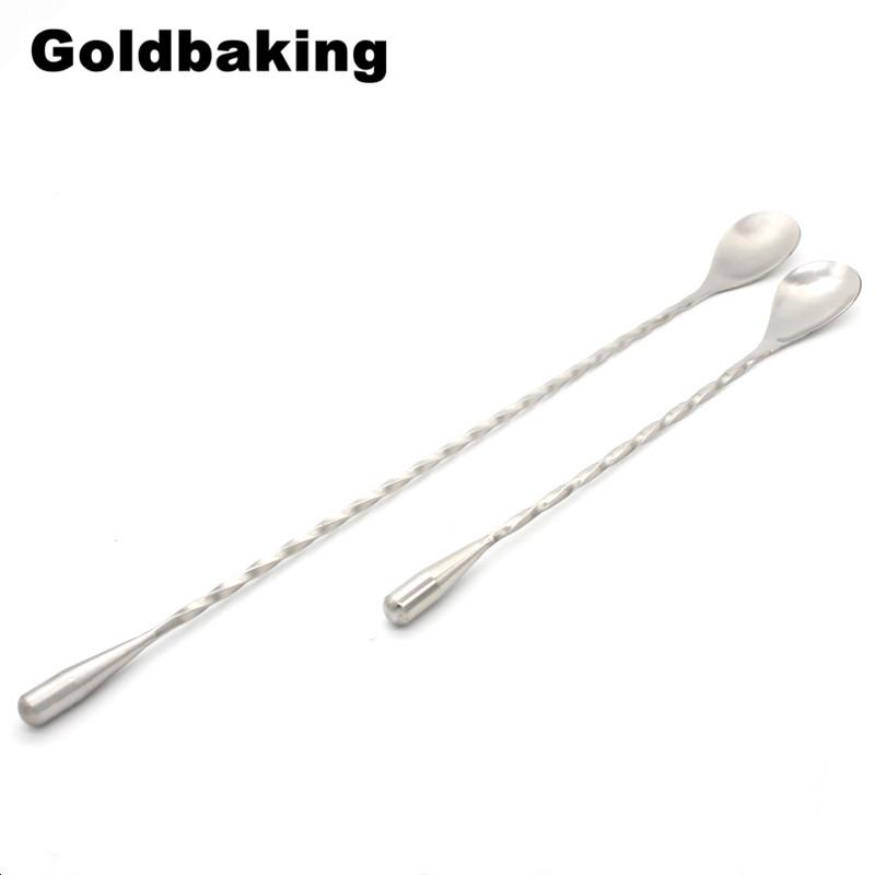 Stainless Steel Twisted Cocktail Spoon