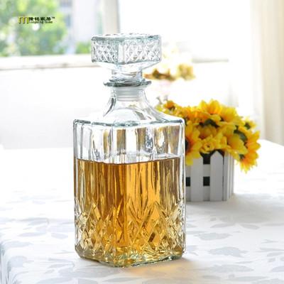 Classic Chiseled Crystal Decanter
