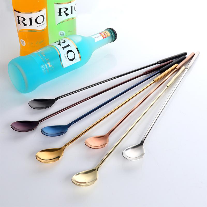 Multi-Colored Cocktail Spoon