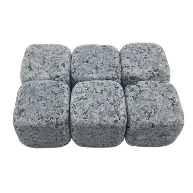 6 Piece Natural Whiskey Stones
